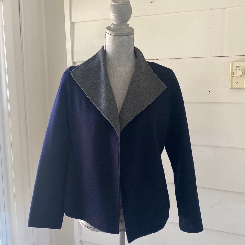 Talbots Reversible Sweater Jacket - image 1
